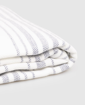 L'Appartement Рушник білий Stripe в смужку STRIPEGAUZEBATHSHEET