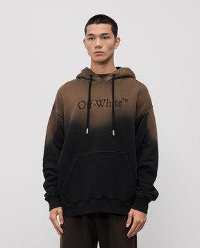 Off-White Черные худи с принтом логотипа 44MBB085F5F012