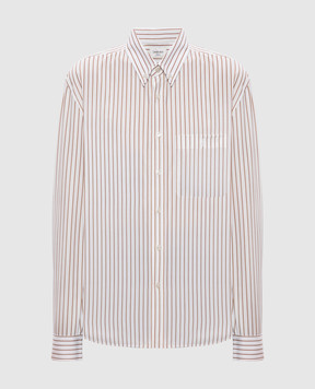 Saint Laurent Біла сорочка в смужку 823671Y6E77