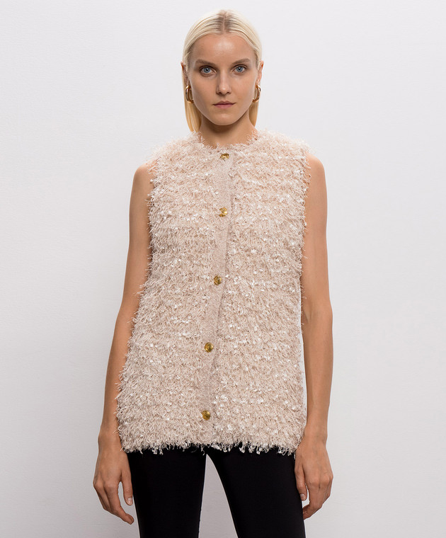 Twinset Бежевий жилет 262TP3131 зображення 3