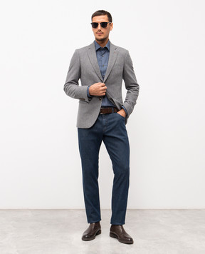 Florentino Синя сорочка у візерунок 225722520806