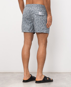 Pini Parma Зелені шорти для плавання в принт 6059472