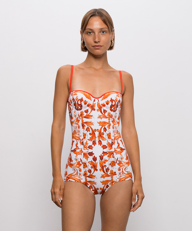 Dolce&Gabbana Купальник в брендовий принт O9A13JONO19 зображення 3