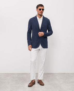 Enrico Mandelli Синий блейзер 3T521B4321