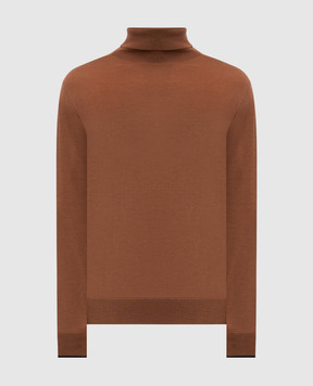 Peserico Коричневый гольф из шерсти R59359F189770M