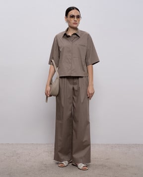 Peserico Коричневі штани з логотипом A0460201979