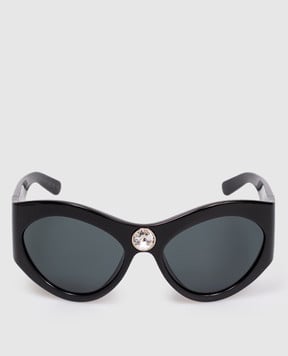 Saint Laurent Чорні сонцезахисні окуляри ESTHER 851682Y9958