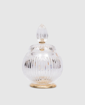 Treesseci Кришталевий органайзер для ватних дисків та паличок Elegance EL49ACRGD