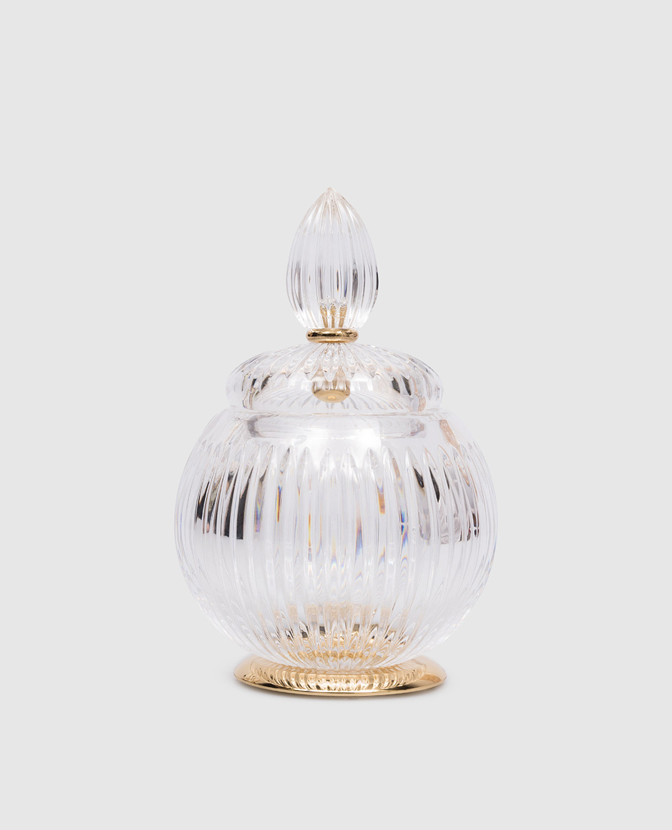 

Хрустальный органайзер для ватных дисков и палочек Elegance, Прозрачный, Ванные принадлежности