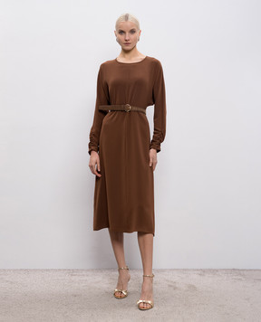 Max Mara Коричнева сукня міді ZERBINO MSTZERBINO