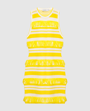 Simkhai Платье Elly в полоску с бахромой 2261219K