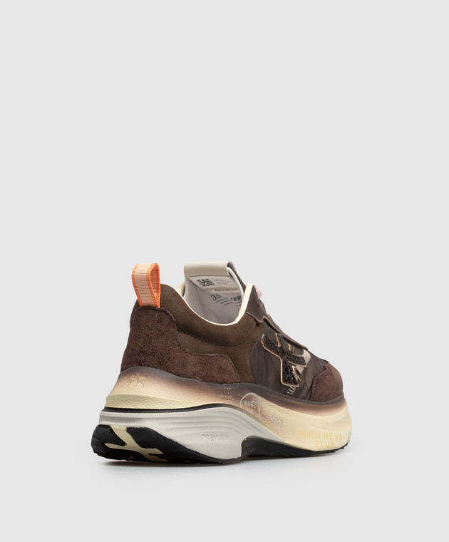 Premiata Коричневые комбинированные кроссовки Hill HILL7896 изображение 3