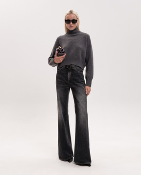 Dondup Сірий светр Dolcevita з вовни DT380M00796D002