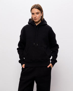 Ami Paris Чорне утеплене худі USW756749w