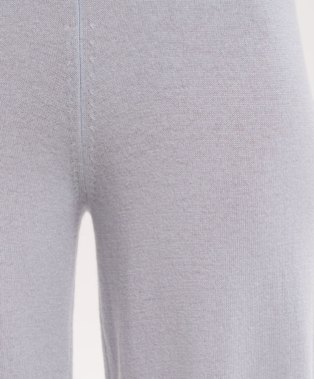 Allude Голубые брюки из шерсти и кашемира 26517706 изображение 5