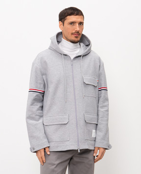 Thom Browne Сіра куртка MJT567AJ0250