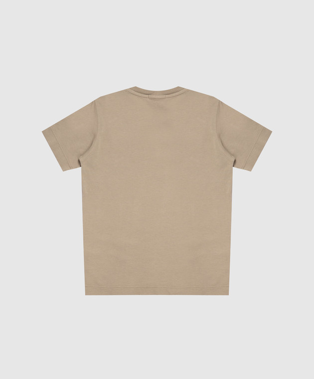Stone Island Детская футболка цвета хаки с принтом логотипа L2S162100006S05111012 изображение 2