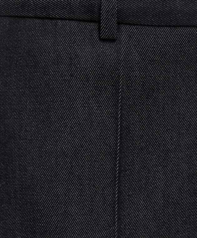 Balenciaga Серые брюки из шерсти A002A9TUT44 изображение 5