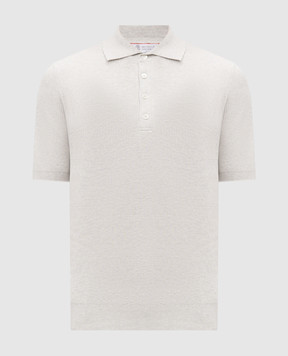 Brunello Cucinelli Серое поло M29400025