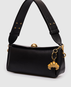 Ami Paris Коричневый брелок в виде круассана с эмблемой UKR349HW0014