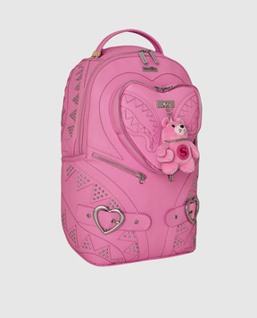 Sprayground Детский розовый рюкзак BABY BEAR BADDIE 910B8591NSZ