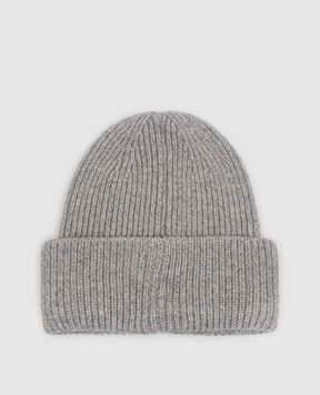 Moncler Сіра шапка з кашеміру L20913B00085M1223