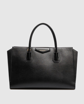 Givenchy Черная кожаная сумка тоут Catchall BB518KB2HF