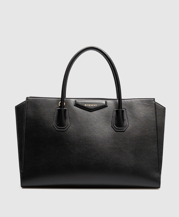 Givenchy Черная кожаная сумка тоут Catchall BB518KB2HF