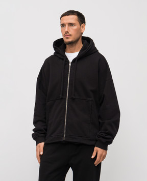 Dolce&Gabbana Черная утепленная спортивная куртка с логотипом G9BVJTG7PLA