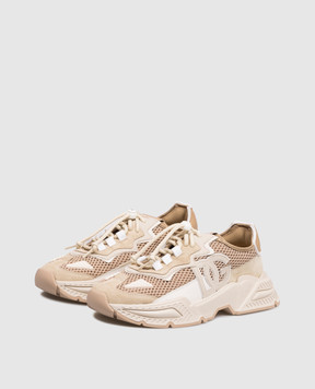 Dolce&Gabbana Детские коричневые кроссовки Daymaster DA5119A9H563738