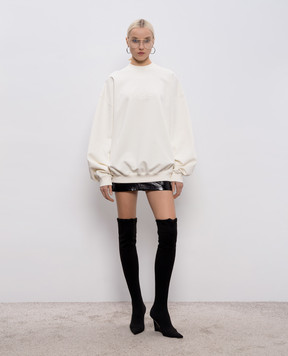 Vetements Білий світшот Paris ME76CW234V