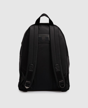 Dolce&Gabbana Детский черный рюкзак с фактурной монограммой EM0074A0567