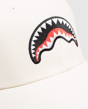 Sprayground Дитяча бежева кепка з вишивкою SP15032IVO