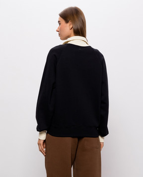 Ami Paris Чорна спортивна куртка USW796JE0245w