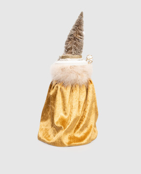 Kurt Adler Коричнева статуетка Hollywood Golden Forest-Nutcrackers з підсвіткою HA0569