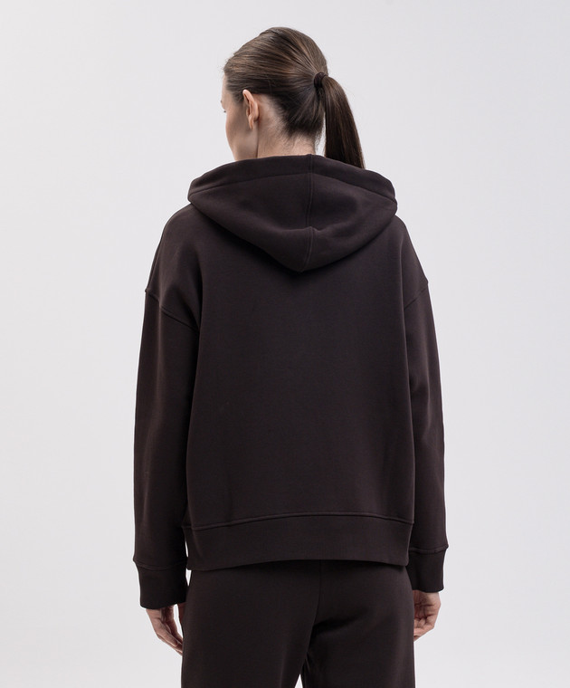 Max Mara Коричнева спортивна куртка GENTILE SMMGENTILE зображення 4