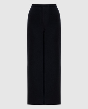 Loro Piana Синие брюки клеш Robin из кашемира FAN3498sh