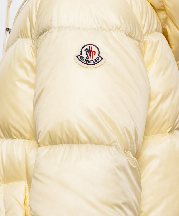 Moncler Желтый пуховик Serittes L20931A00158597YG изображение 5