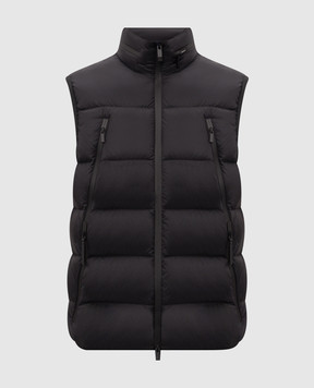 Moncler Черный пуховый жилет Reticone L20911A00031598AL