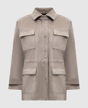 Babe Pay Pls Бежевая замшевая куртка 2610SUEDE