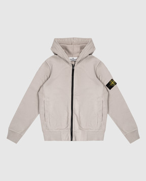 Stone Island Дитяча сіра спортивна куртка з логотипом K2S166100003S0A2024