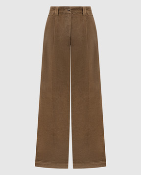 Woolrich Коричневі вельветові штани CFWWTR2013FRUT5026
