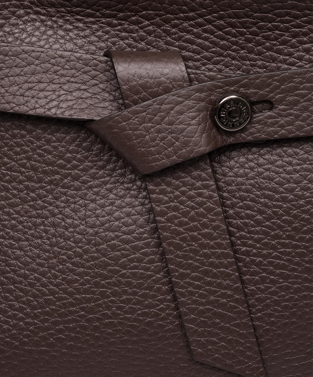 Gianni Chiarini Коричневая кожаная сумка Miranda BS11887RNGFRSH изображение 4