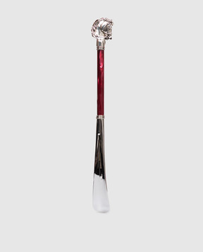 Pasotti Бордовый рожок для обуви Silver Horse PFPEXXCSF04PERLAROSОЗ