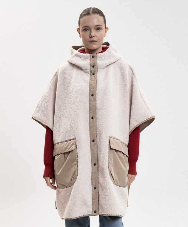 Woolrich Бежевий кейп CFWWTS2002FRUT5521 зображення 3