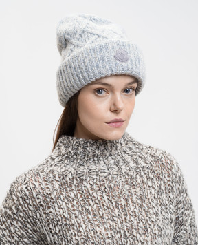 Moncler Блакитна шапка з вовною альпаки K20933B00066M1209