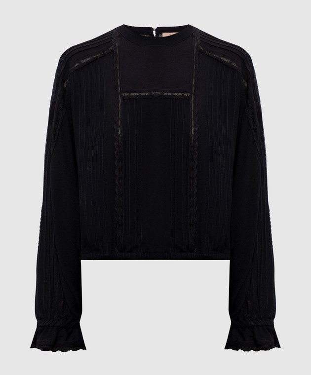 Twinset Черная блуза из кружева 262TP2346