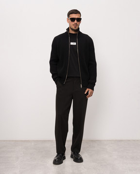 Maison Margiela MM6 Чорна футболка з нашивкою SH0GC0071M20258