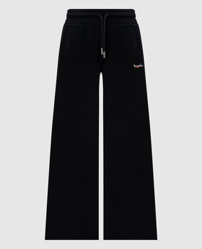 Off-White Черные спортивные штаны 2CH022F25FLE001