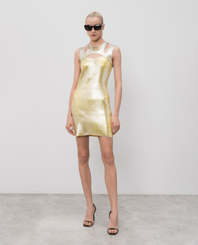 Casablanca Жовта сукня міні WSS26KW126901